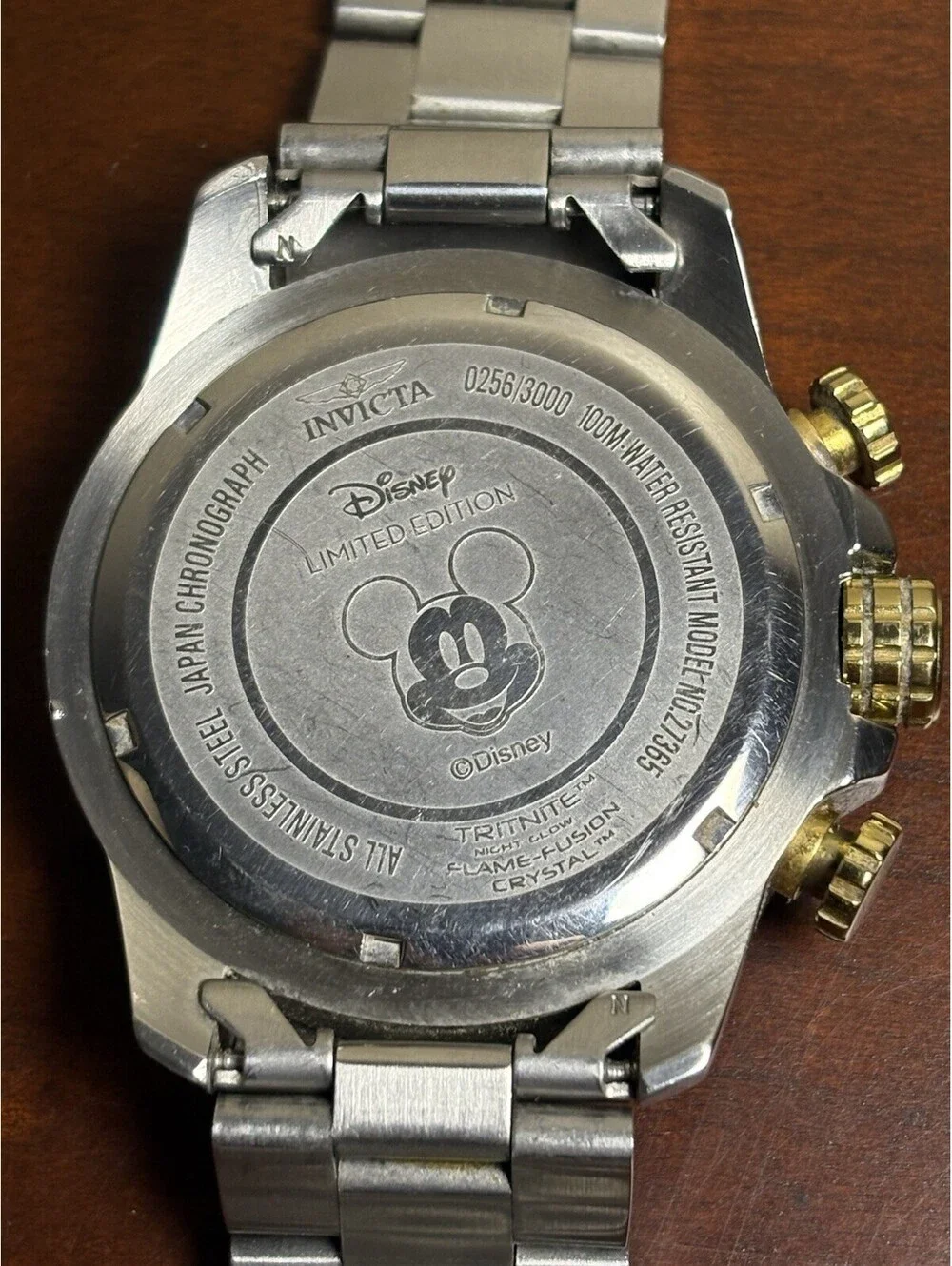 Invicta Disney Mickey Mouse 27365 Chrono Watch Limited Edition #0256/3000